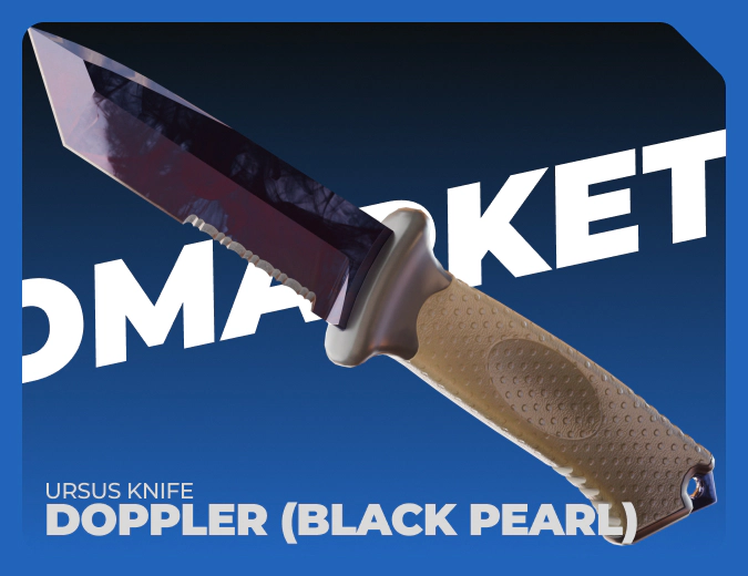 Ursus Knife Doppler (Black Pearl)